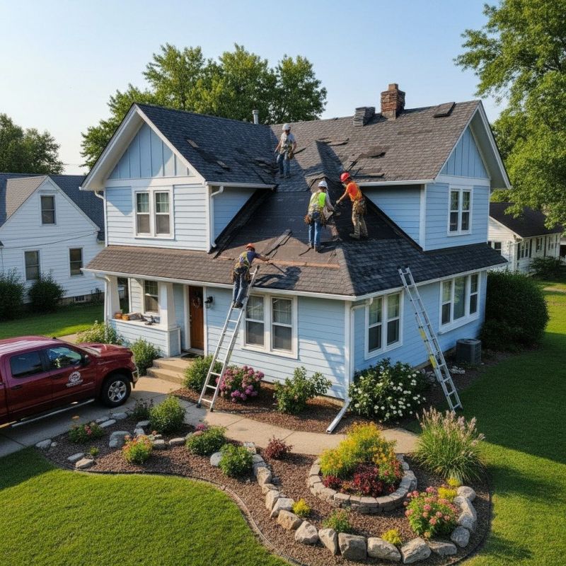 Damaged Roof Replacement in Warwick, RI