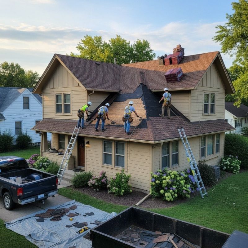 Damaged Roof Replacement in Alexandria, VA